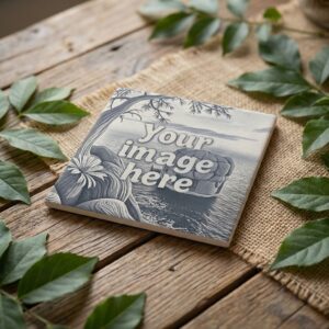 Laser Etched Ceramic Tile