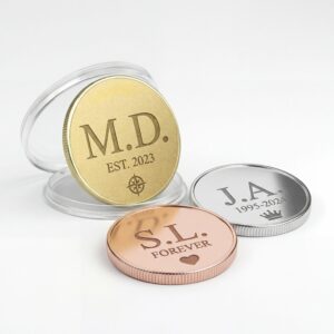 Custom Laser Etched Coins